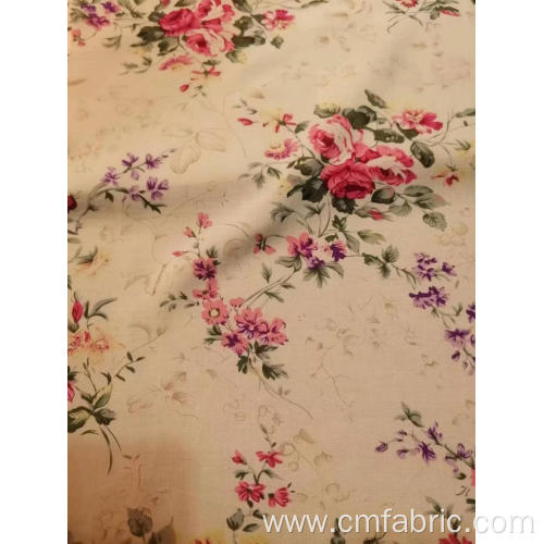 100% Rayon Voile Printed fabtric for dress